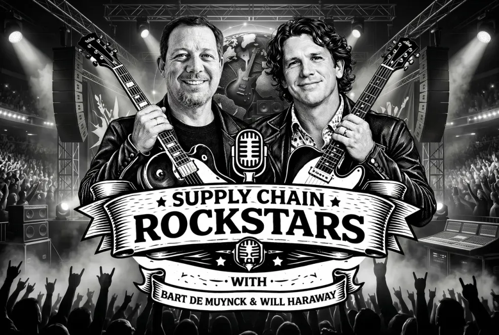 Supply Chain Rockstars podcast with Bart De Muynck and Will Haraway